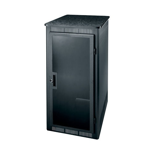Middle Atlantic WRK-24MDK WRK Series 24U RMS Floor Standing Rack with Rear Door, 32.6\\" Depth, 24.3\\" Width