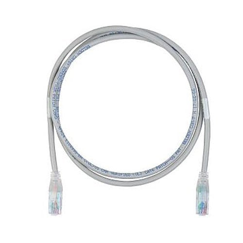 Belden C601109007 CAT6+ Patch Cord, Bonded-Pair, 24AWG Solid, CMR, T568A/B-T568A/B, 4-Pair, 7\', White Image of 7B-C60110901