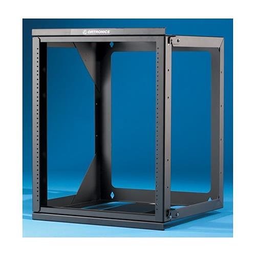 Ortronics 604045400 Wall Mounted Relay Rack, 26 H, 20.25 in x 26 in x 18 in D, Black
