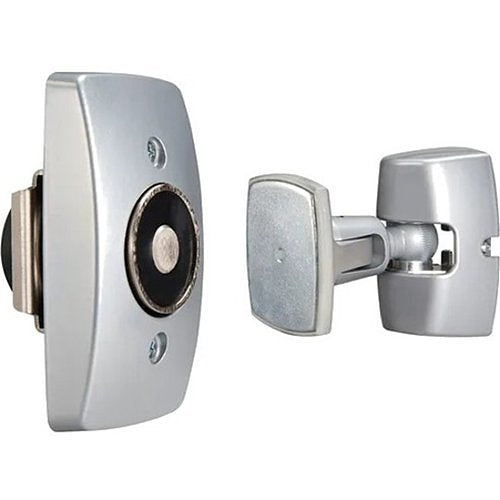 Norton Rixson 994 Tri-Volt Electromagnetic Door Holder, Wall Mounted Adjustable Armature, Sprayed Aluminum