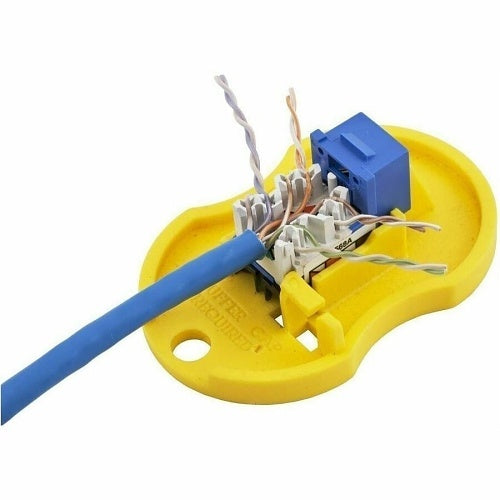 Hubbell HXJ6B24 XCELERATOR TIA CAT6 Component Modular Jack, 25-Pack, Blue