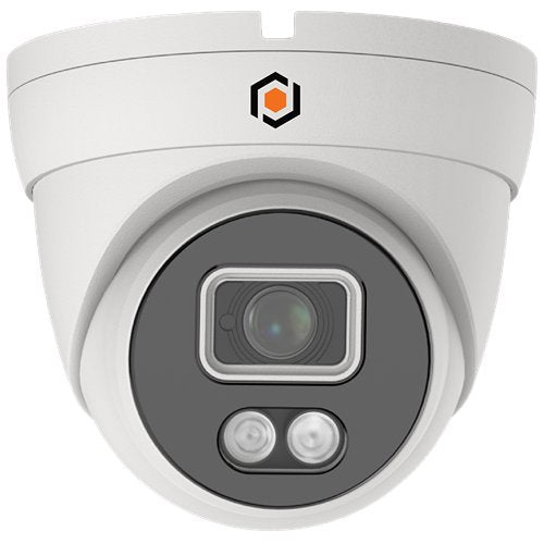 G.S.D TEBFTV28AIO-5MP 5MP HD Analog Eyeball Camera, 2.8mm Lens, IR Up to 30M, Built-in Mic, IP66, White