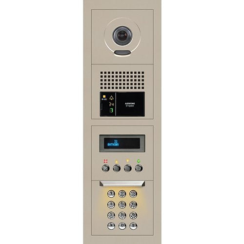 Aiphone GTV-DES104B 1 x 4 Modular Video Entrance Station with Digital Directory Image of AJ-GTVDES10B