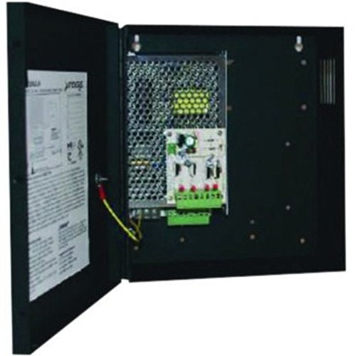 ICT SW1205-8CB 12V DC 5.5A Power Supply with 8 Outputs and Enclosure, CUL/US Listed