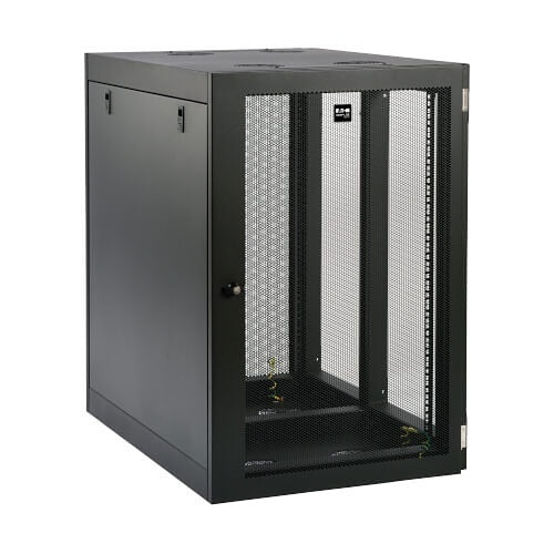 Eaton Tripp Lite SRW18UHD SmartRack Heavy-Duty Low-Profile Server-Depth Side-Mount Wall Mount Rack Enclosure Cabinet, 32.5\\" (83cm), 500lb, (226.8 kg), 18U