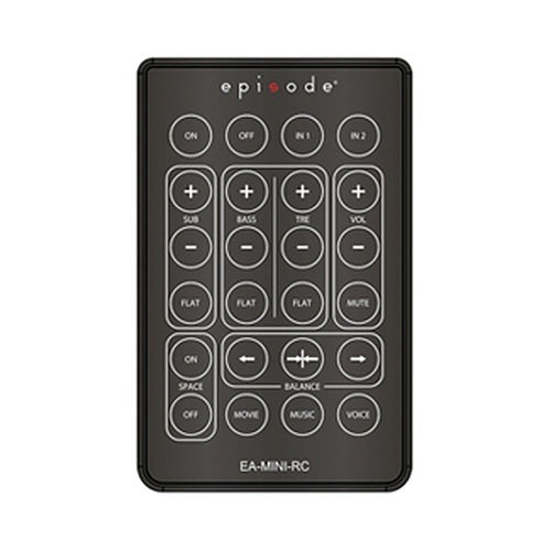 Episode KIT-EA-MINI-2D-IRTB Digital Mini-Amplifier, 35W x 2-Channel and IR Sensor Tube + Remote Kit