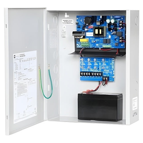 Altronix AL1012XPD4220 Power Supply Charger, 4 Fused Outputs, 12VDC @ 10A, 220VAC, BC400 Enclosure