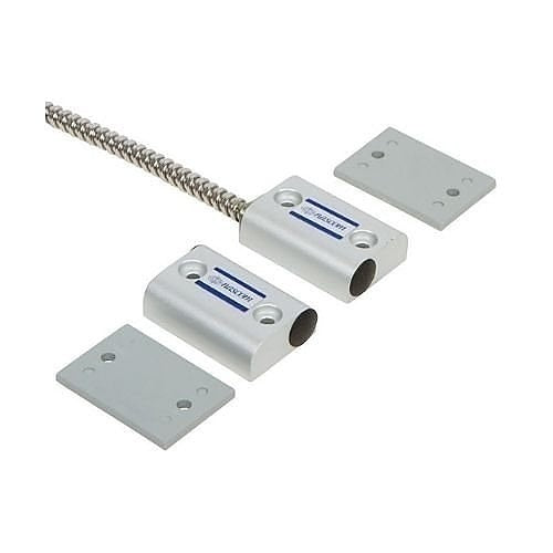 Nascom N505AS/STFB Man Door Surface Mount Aluminum, Steel Door Open Loop Switch, Silver