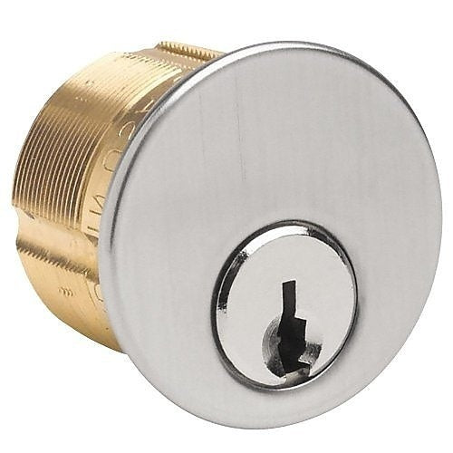 BEST 7205SC1-26D-KA 42642 5-Pin Mortise Cylinder, 1-1/4", Satin Chrome