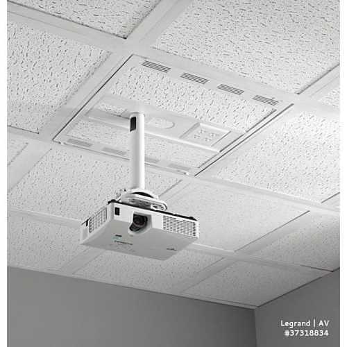 Chief CMS492 Suspended Ceiling Storage Box, White, 2x2\'