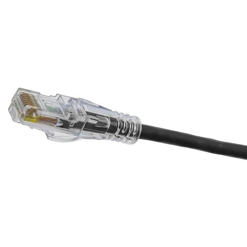 Hubbell HCL6ABK10 NEXTSPEED CAT6a Patch Cable, Slim, 10\', Black