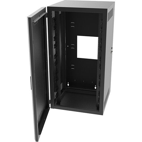 Ortronics SWM26RUSD-26-26 Swing-Out Wall Mount Cabinets, Solid Door, 26RU