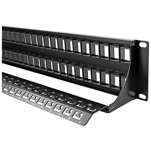 Lynn Electronics PRO-CPP-BLANK-2U-48 ProFIT Patch 2U 48-Port Keystone Jack Panel