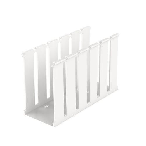 Panduit NE3X5WH6 Cable Duct, Slotted, Halogen Free, 3x5x6\', White