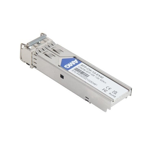 AMG Systems SFP-CW-1G-EX40-29 Industrial High Speed 1000Mb Ethernet SFP Singlemode CWDM, 1Gb, 2-Fiber, 40Km, LC Connectors, 1290nm