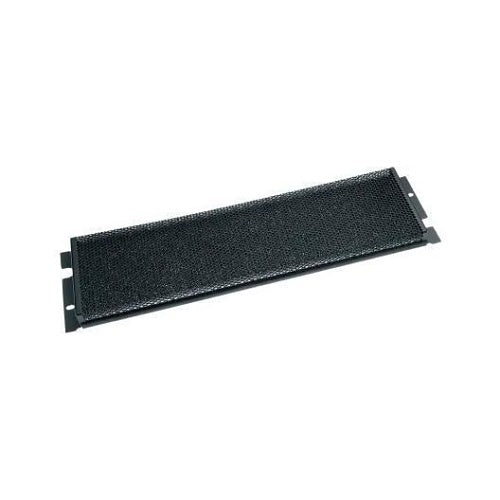 Middle Atlantic FILTER Washable Vent Filter, 3U RMS, 18-Gauge Perforated Steel, Black