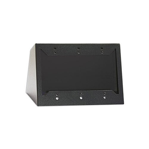 RDL DC-3B Desktop or Wall Mounted Chassis for 3 Decora Remote Controls and Panels, Black Image of RL-DC3B