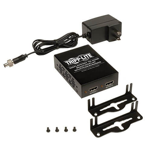 Eaton Tripp Lite B156-002-HDMI 2-Port DisplayPort to HDMI Multi-Monitor Splitter MST Hub, 4K UHD, DP1.2