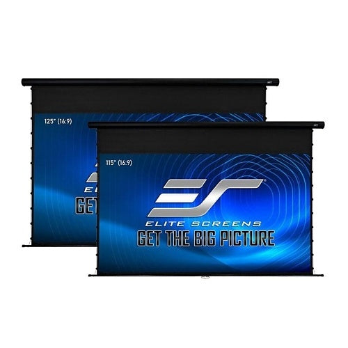 Elite Screens OMS115WHMT 115\\" Manual Pull-Down Outdoor Projection Screen, 16:9