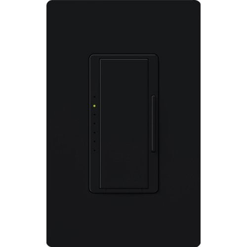 Lutron RRD-6ND-BL Maestro RF Dimmer, Works with RA2 Select / RA3 Systems, 150W LED / 600VA MLV, Single Pole / Multi-Location,Neutral Required, 120V, Black