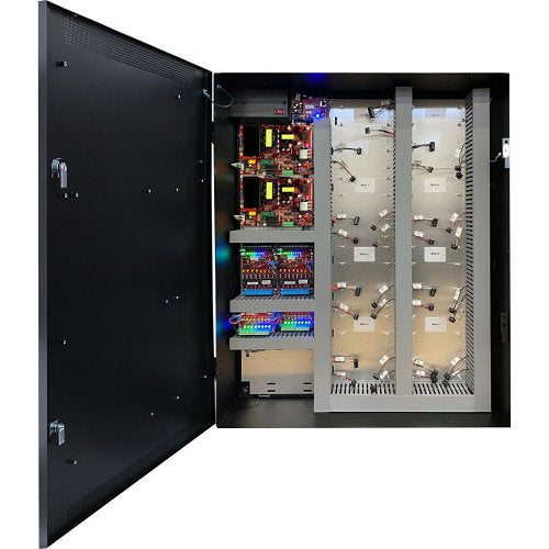 LifeSafety Power FPO150/250-3D8P2M8PNL4E8M1/T16 Mercury ProWire 16 Door Wired, 12A/12V and 10A/24V, 24 Aux, 16 Managed, E8M1 Enclosure Image of J7-12DMNET16