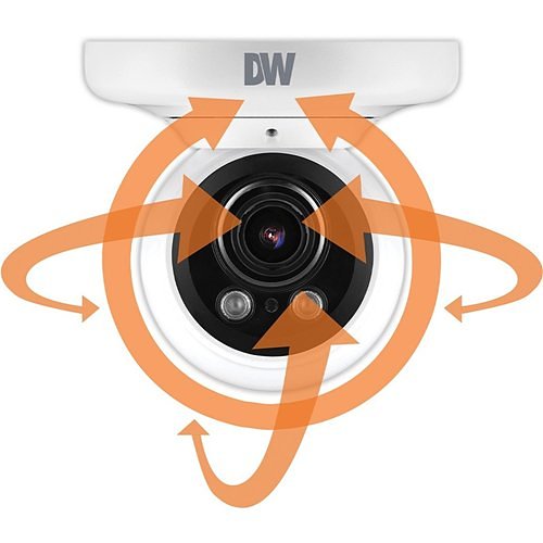 Digital Watchdog DWC-MVA2WIAT MEGApix IVA 2.1MP IR Vandal Ball IP Camera, 2.7-13.5mm Varifocal Lens, White
