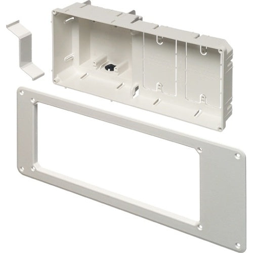 Arlington TVB613GC Recessed TV Box Cover, Plastic, White
