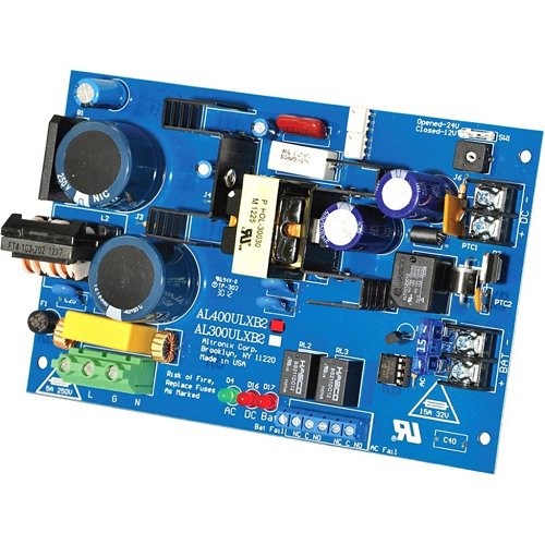 Altronix AL400ULXB2 Power Supply/Charger, Single Class 2 Output, 12/24VDC at 4A, Board  (Replaces AL400ULXB) Image of AX-400ULXB2
