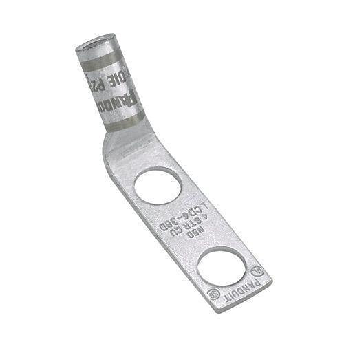 Panduit LCD1/0-14AH-X Compression Connector Lug, 2-Hole, 1/0AWG, Copper