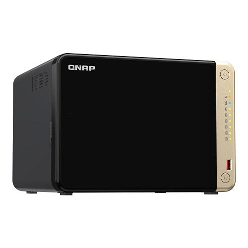 QNAP TS-664-8G-US TS-x64 Series 6-Bay NAS, Intel Celeron Quad-Core Processor, 8GB RAM