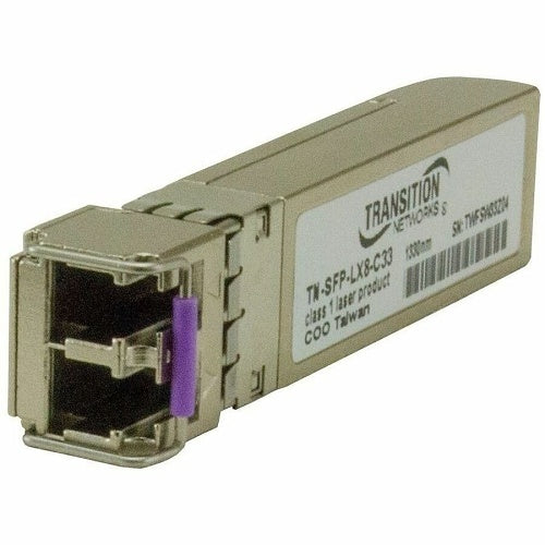 Lantronix TN-SFP-LX8-C33 SFP Gig E LX CWDM 1330nm SM LC 80K Transceiver Module