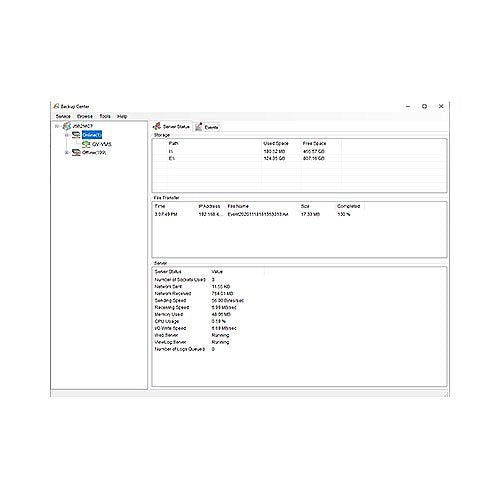 GeoVision 250-BA000-000 GV Backup Center for Video Surveillance Server + Compact Digital Video