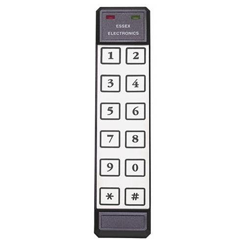 Essex SKE-26S Thinline 2x6 Keyless Keypad Access Device, Stainless-Steel Overlay