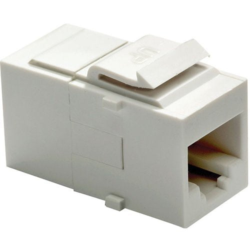 Legrand-On-Q Cat 6 RJ45 Coupler Keystone Insert, White Image of H4-WP3452WHV