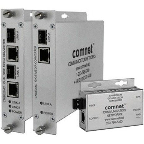 ComNet CNGE22MC 4 Port (2-Channel) 10/100/1000 Mbps Ethernet Media Converter Image of C4-CNGE22MC