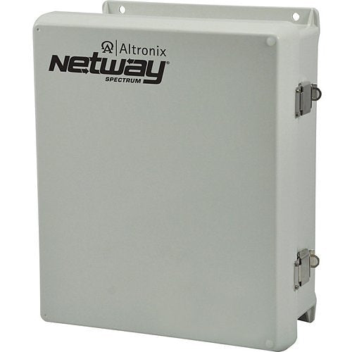 Altronix NETWAYSP4BTWP Dual 1G Fiber Optic SFP, 4-Ports 10/100/1000 802.3bt 4PPoE, Hardened 240W, and Switch Boards Mounted in NEMA4/4X, IP66 Enclosure