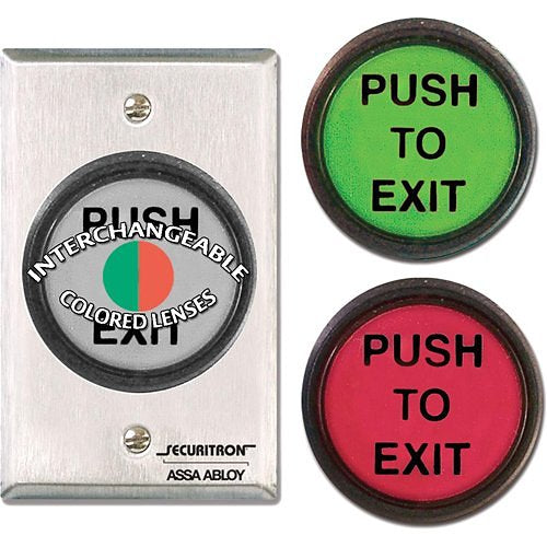 Securitron PB5E Push Button Image of SN-PB5E