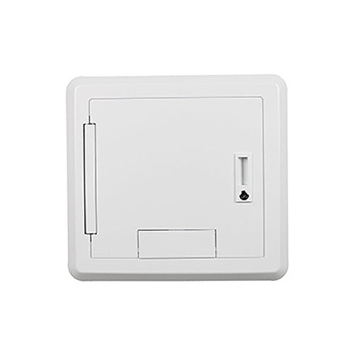 Wiremold EHWBC8-WH Evolution Series 8-Gang Hinged Wall Box Cover