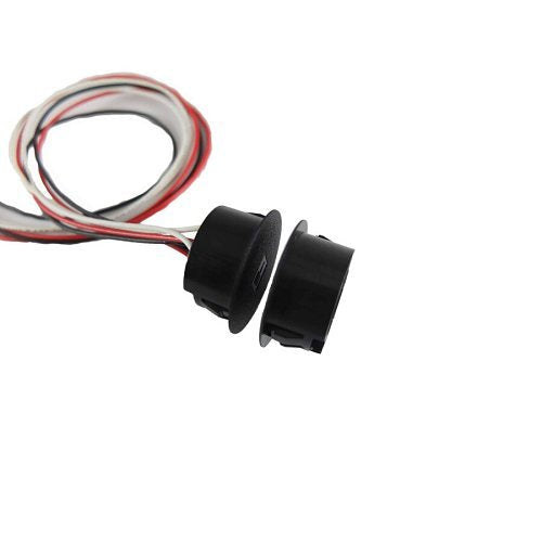 Magnasphere MSS-302C 1\\" Recessed/Concealed Multi-Switch Contact with Switches, Closed Loop, Black