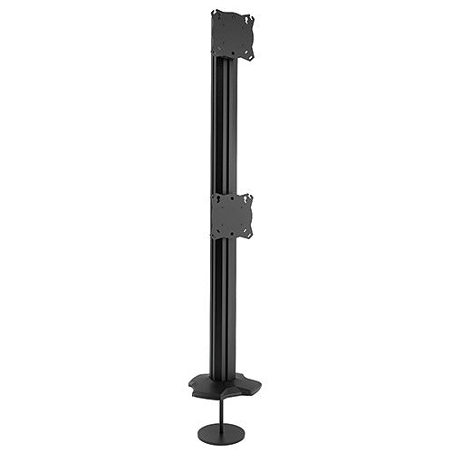 Chief K3G120B Kontour Grommet Mount, Dual Monitor 1x2 Array, Articulating Arms, Cable Management, Black