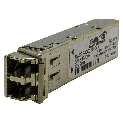 Lantronix TN-SFP-OC3S8-C29 SFP Module Transceiver, OC3/FE, CWB18 and CWB1886B1927DM, 1290nm, Wavelength