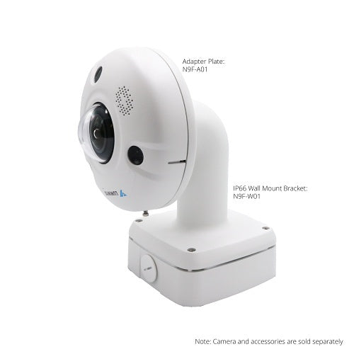 Luminys N9F-8RA1 8MP Fisheye 360° IP Camera, 33\' IR Distance, 1.85mm Lens
