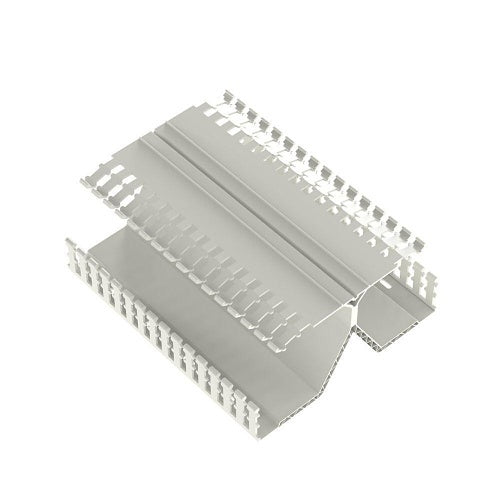 Panduit DRD44WH6 PanelMax DIN Wiring Duct with Base, Covers and DIN Rail Fasteners, 4-Height