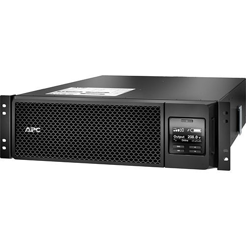 APC SRT5KRMXLT On-Line Smart-UPS with SmartSlot and Network Card and Rail Kit, 5400VA/4800W, 2 L6-20R and 2L6-30R NEMA Outlets, 3U RMS Image of 2G-SRT5KRXLT