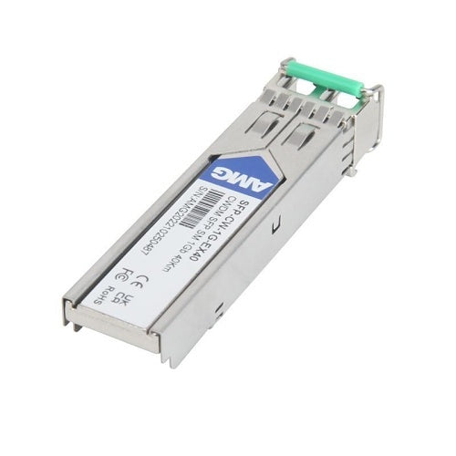 AMG Systems SFP-CW-1G-EX40-37 Industrial High Speed 1000Mb Ethernet SFP Singlemode CWDM, 1Gb, 2-Fiber, 40Km, LC Connectors, 1370nm