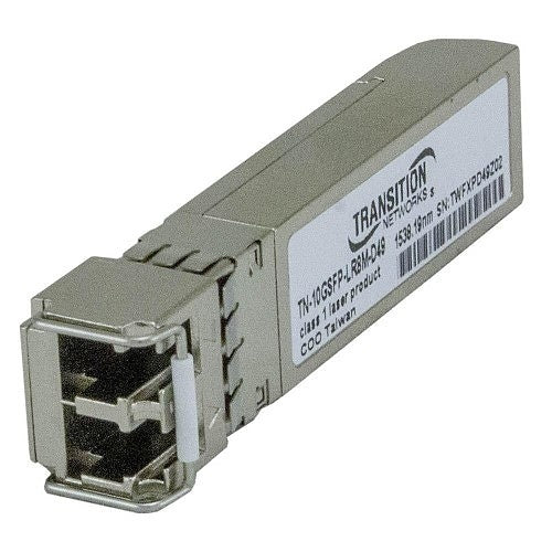 Lantronix TN-10GSFP-LR4M-D43 DWDM MSA Compliant Multi-rate SFP+ Module, 1000BASE-LX/10GBASE-ER, 1G/10