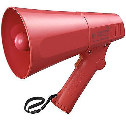 TOA ER-520S Hand Grip Type Megahone, 6W-10W Output, Red Image of 65-ER520S