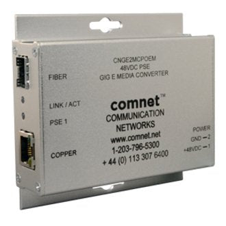 ComNet CNGE2MCM Small Size 2-Port (1 Channel),  10Mbps, 100Mbps, 1000Mbps Ethernet Media Converter Image of C4-CNGE2MCM