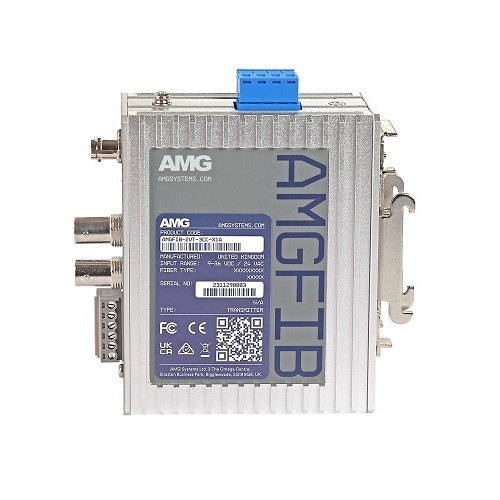 AMG Systems AMGFIB-2VT-3CC-S1A AMGFIB Series 2-Channel CVI / TVI / AHD / CVBS Video Transmitter, 3-Contact Closure, Singlemode 20Km, 1-Fiber, A-Side