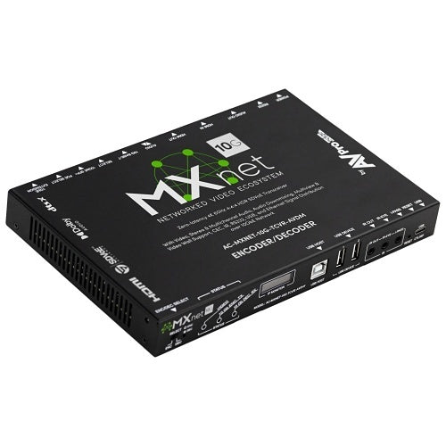 AVPro Edge AC-MXNET-10G-TCVR-AVDM MXNet 10G Transceiver AVDM with Downmixing Audio